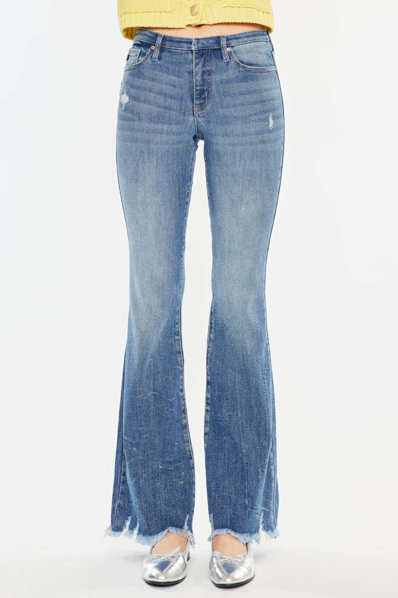 Jennie Medium Rise Wide Leg Jeans - Official Kancan USA