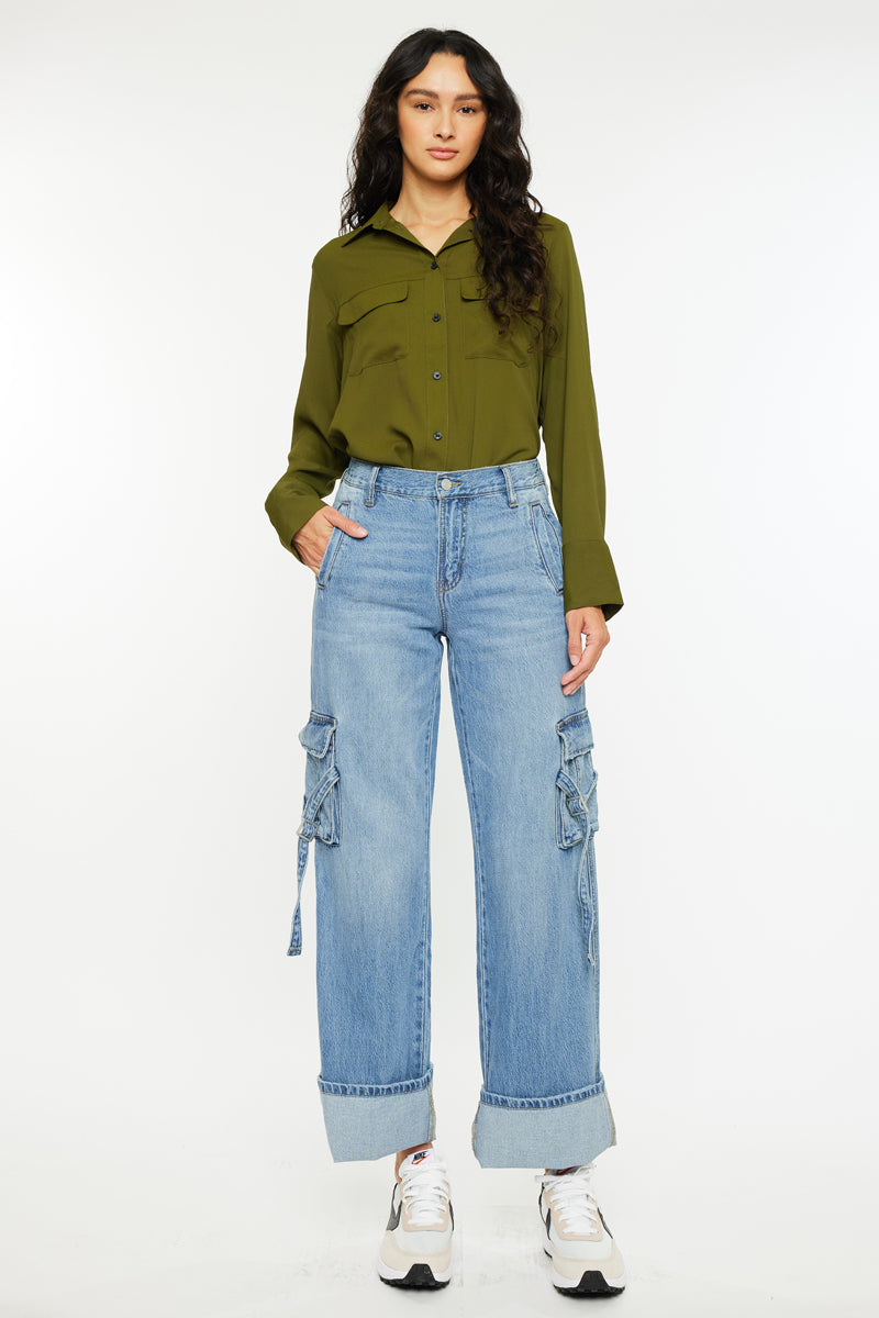 Val High Rise Wide Jeans - Official Kancan USA