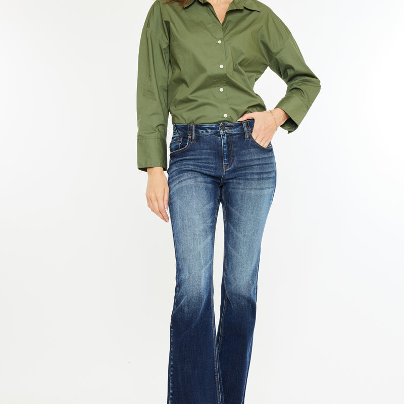 Rowan Mid Rise Flare Jeans - Official Kancan USA