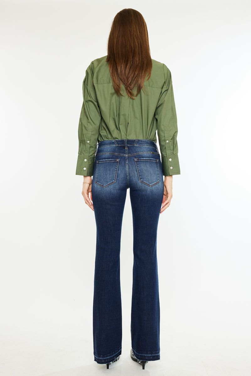Rowan Mid Rise Flare Jeans - Official Kancan USA