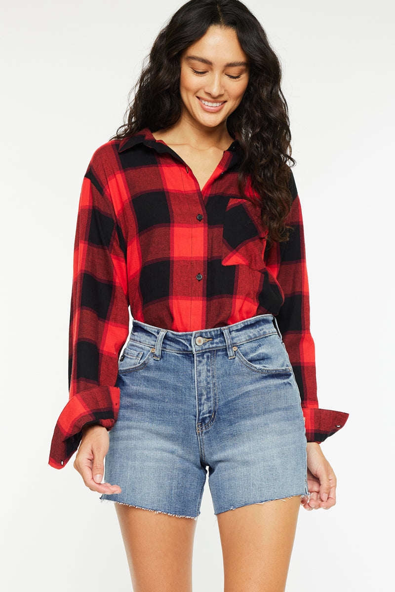 Saskia High Rise Shorts - Official Kancan USA