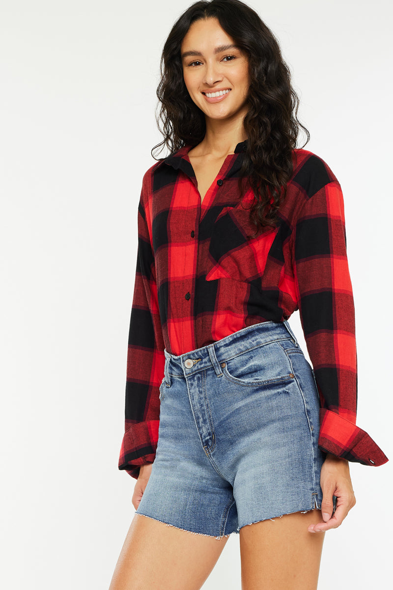 Saskia High Rise Shorts - Official Kancan USA