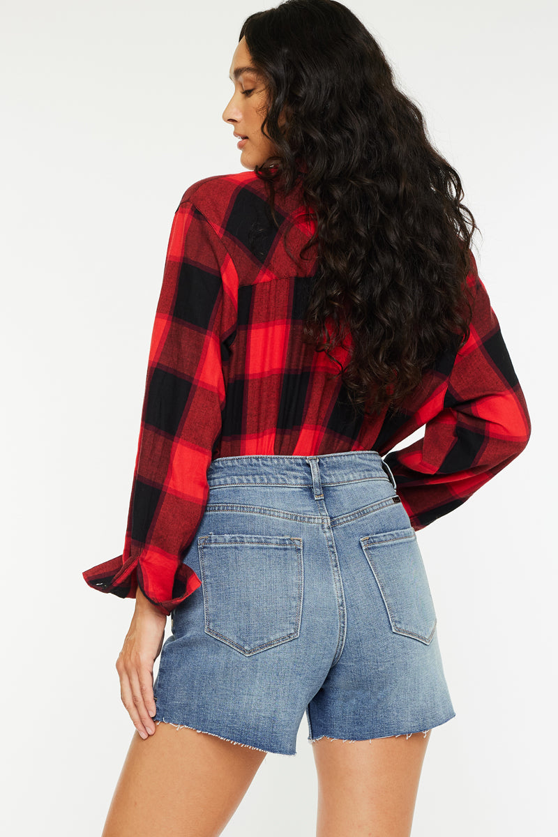 Saskia High Rise Shorts - Official Kancan USA