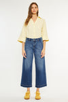 Tara Mid Rise Trouser Wide Leg Jean (Petite) - Official Kancan USA