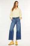 Tara Mid Rise Trouser Wide Leg Jean (Petite) - Official Kancan USA