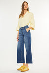 Tara Mid Rise Trouser Wide Leg Jean (Petite) - Official Kancan USA