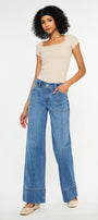Yuri Mid Rise Wide Leg Jean - Official Kancan USA