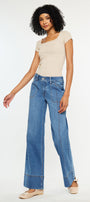 Yuri Mid Rise Wide Leg Jean - Official Kancan USA