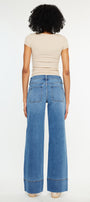 Yuri Mid Rise Wide Leg Jean - Official Kancan USA