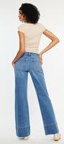 Yuri Mid Rise Wide Leg Jean - Official Kancan USA