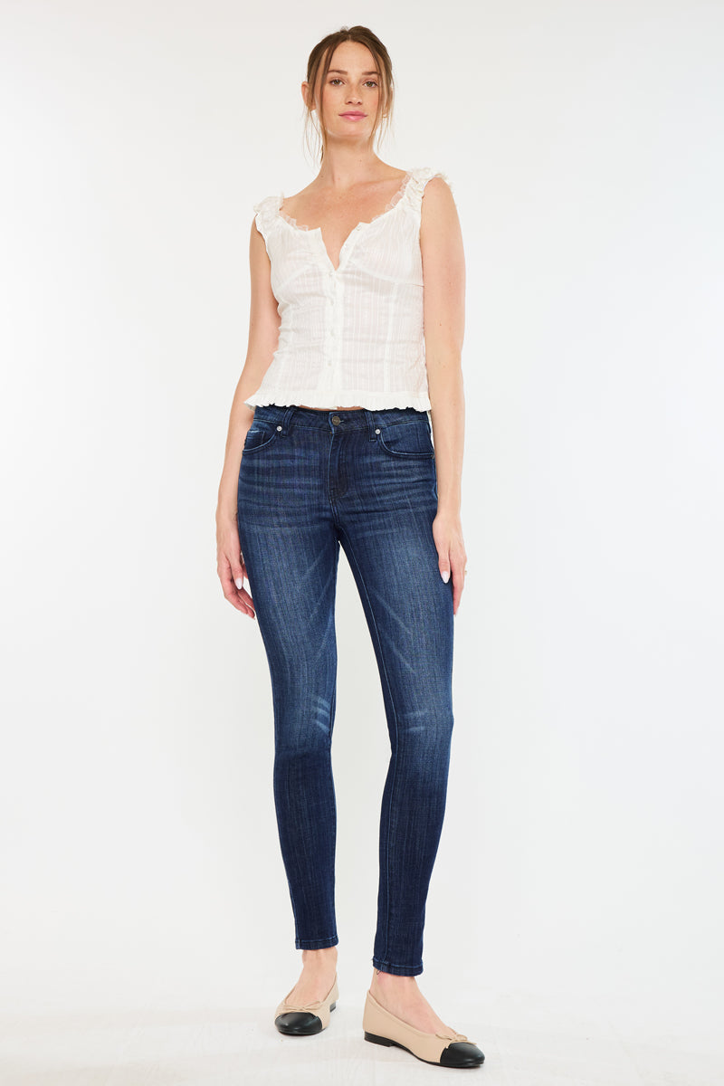 Ashlyn Mid Rise Super Skinny Jeans - Official Kancan USA