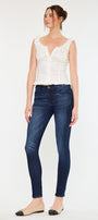 Ashlyn Mid Rise Super Skinny Jeans - Official Kancan USA