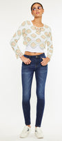 Ashlyn Mid Rise Super Skinny Jeans - Official Kancan USA