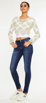 Ashlyn Mid Rise Super Skinny Jeans - Official Kancan USA