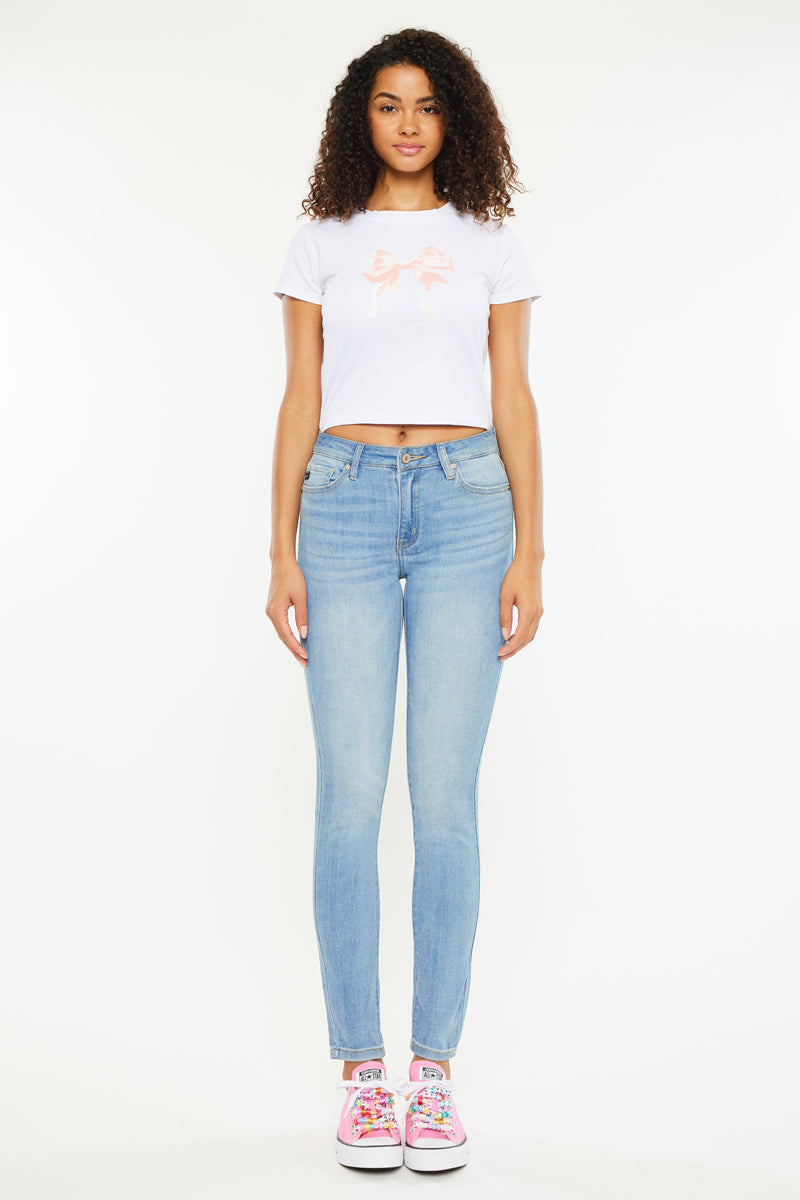 Ashlyn Mid Rise Super Skinny Jeans - Official Kancan USA