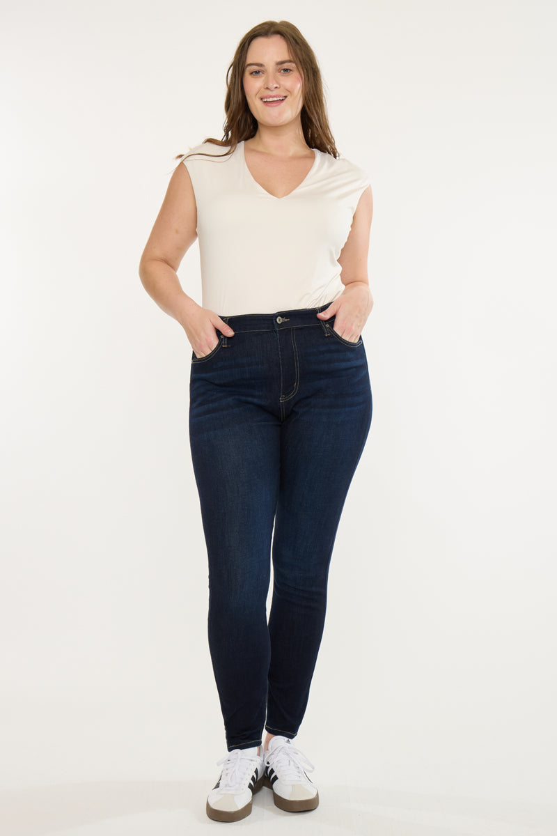Felicity Ultra High Rise Super Skinny Jeans (Plus Size) - Official Kancan USA