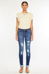 Sienna Mid Rise Super Skinny Jeans - Official Kancan USA