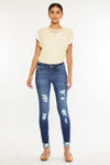 Sienna Mid Rise Super Skinny Jeans - Official Kancan USA