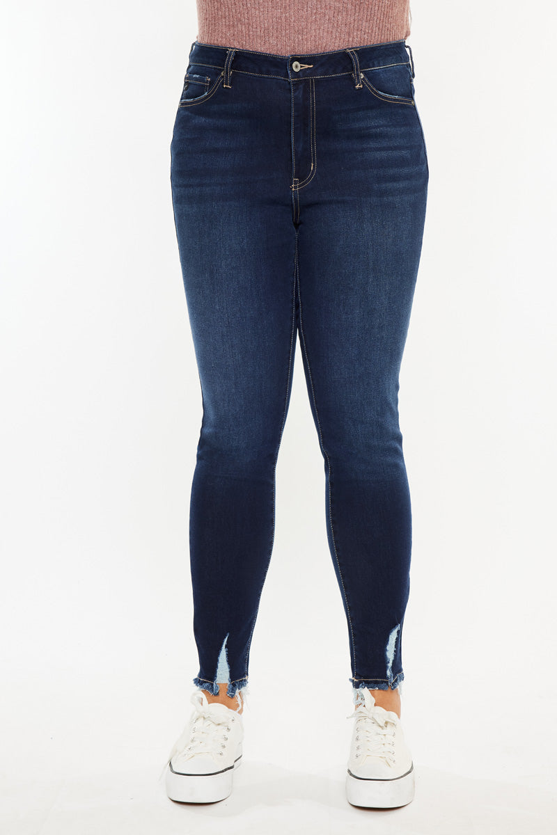 Kelen High Rise Super Skinny Jeans  (Plus Size) - Official Kancan USA