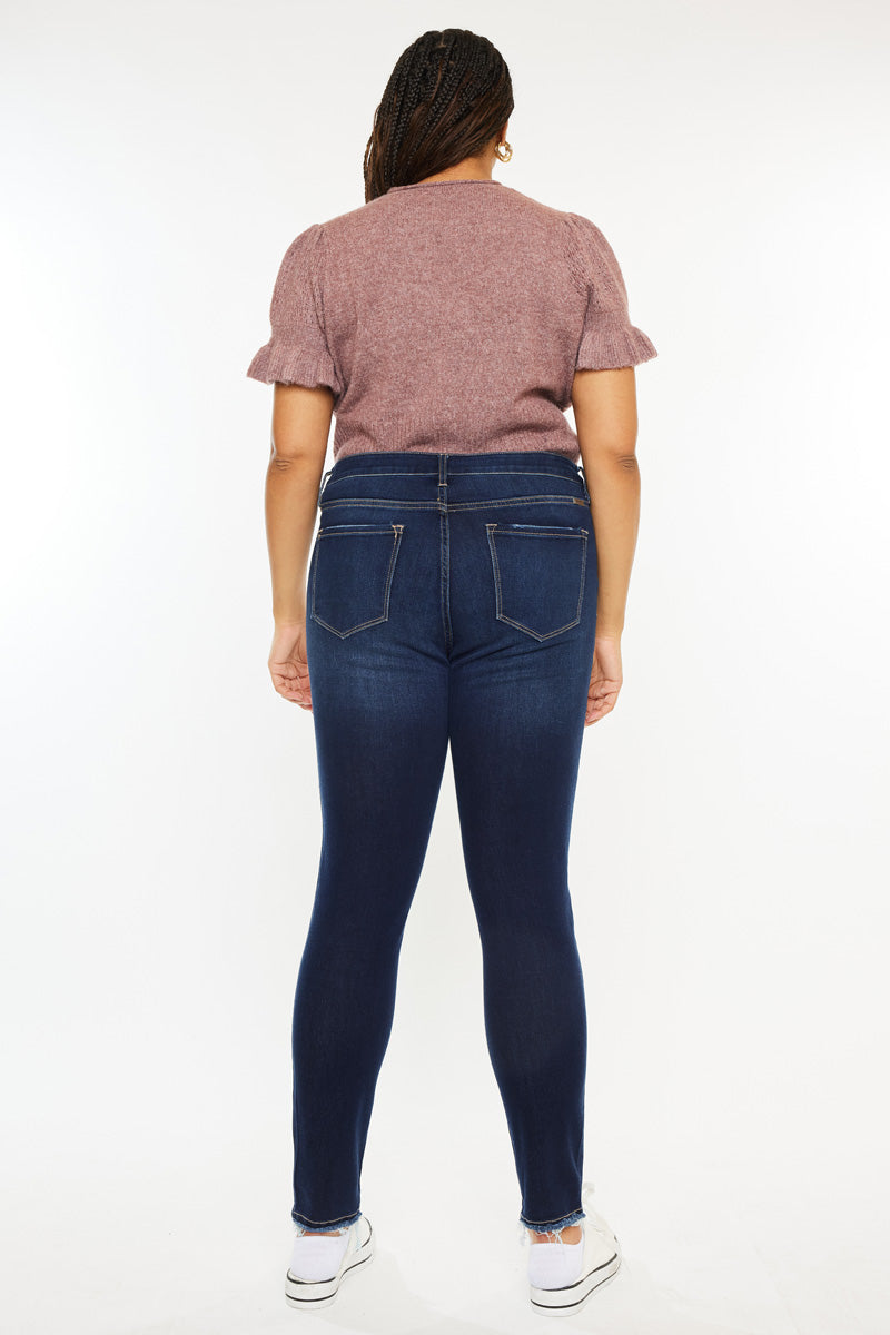 Kelen High Rise Super Skinny Jeans  (Plus Size) - Official Kancan USA