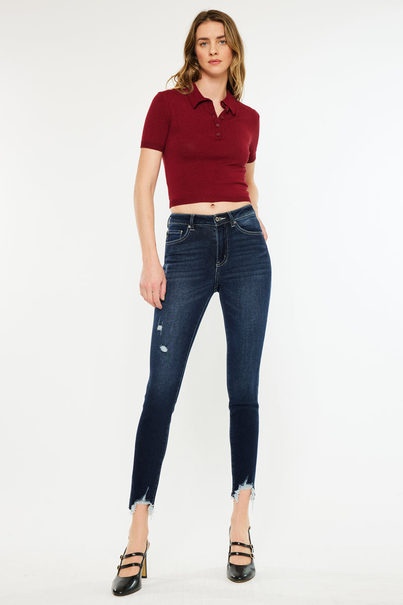 Astrid High Rise Ankle Skinny Jeans - Official Kancan USA