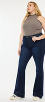 Nancy High Rise Flare Jeans (Plus Size) - Official Kancan USA