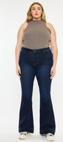 Nancy High Rise Flare Jeans (Plus Size) - Official Kancan USA