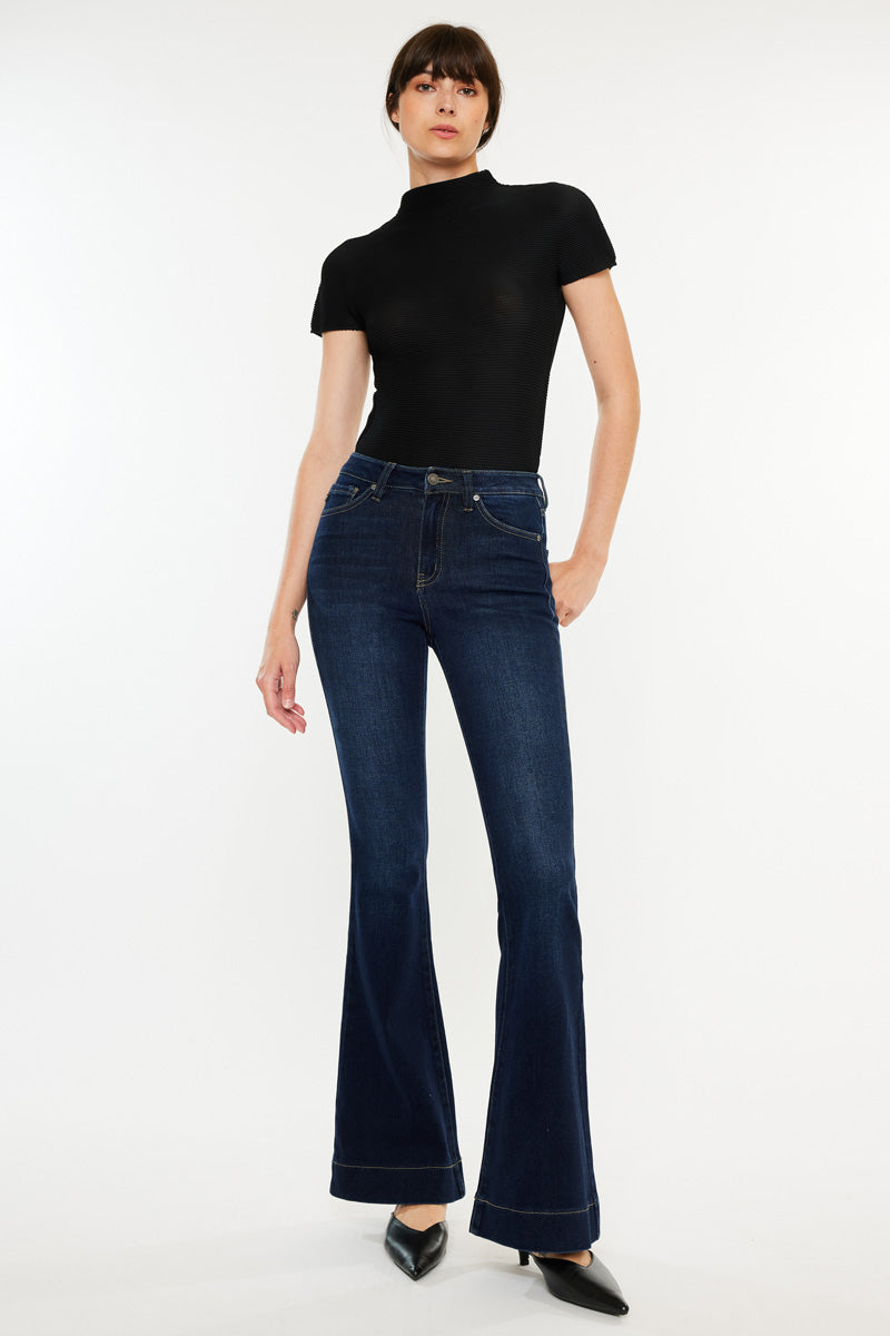 Roxanne High Rise Flare Jeans – Official Kancan USA