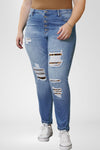 Beatrice High Rise Ankle Skinny (Plus Size) - Official Kancan USA