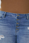 Beatrice High Rise Ankle Skinny (Plus Size) - Official Kancan USA
