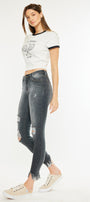 Lourdes High Rise Ankle Skinny Jeans - Official Kancan USA