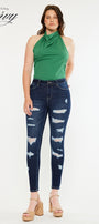 Monroe High Rise Super Skinny Jeans - Curvy - Official Kancan USA
