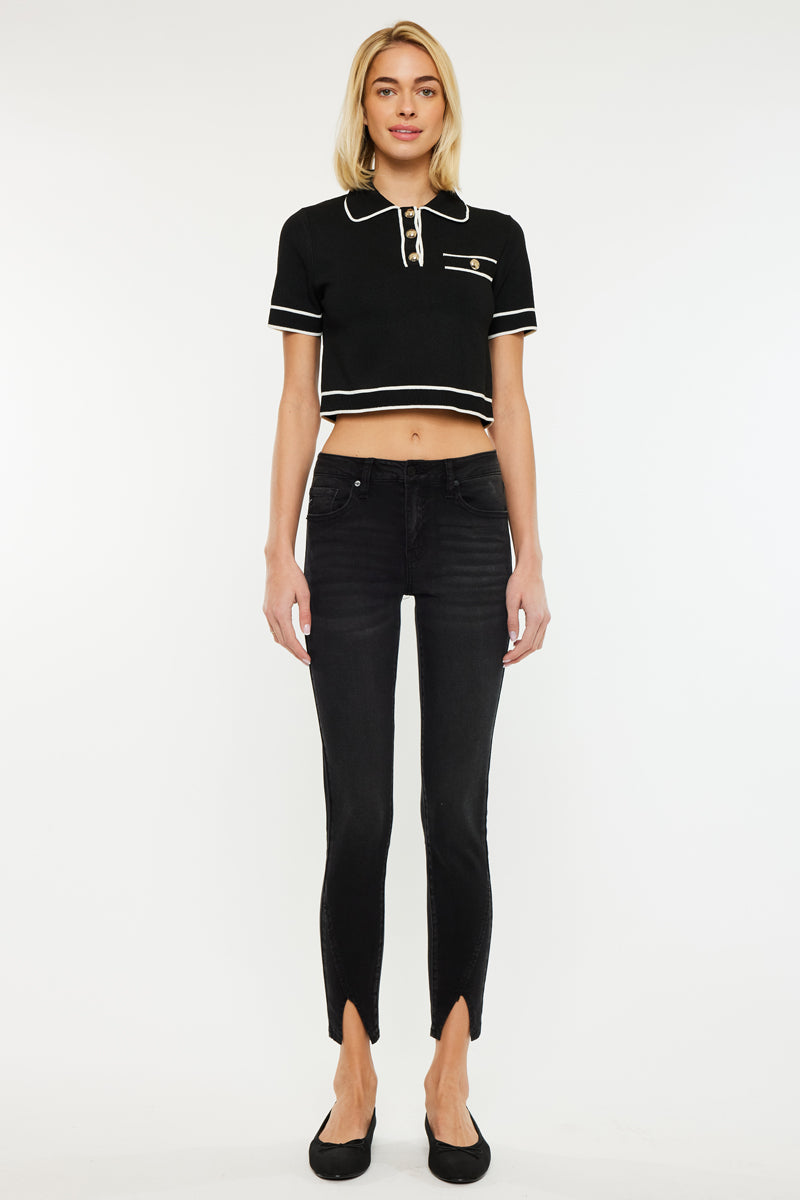 Kingston Mid Rise Ankle Skinny Jeans - Official Kancan USA