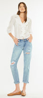 Aries Mid Rise Boyfriend Jeans - Official Kancan USA