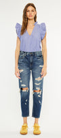 Larisa Ultra High Rise Mom Jeans - Official Kancan USA