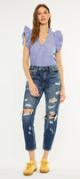 Larisa Ultra High Rise Mom Jeans - Official Kancan USA