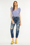 Larisa Ultra High Rise Mom Jeans - Official Kancan USA