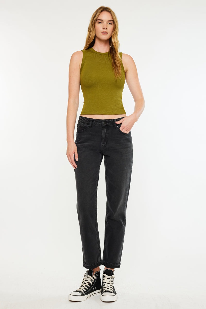 Ilia High Rise 90's Straight Leg Jeans - Official Kancan USA