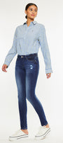 Mendy Mid Rise Super Skinny Jeans - Official Kancan USA