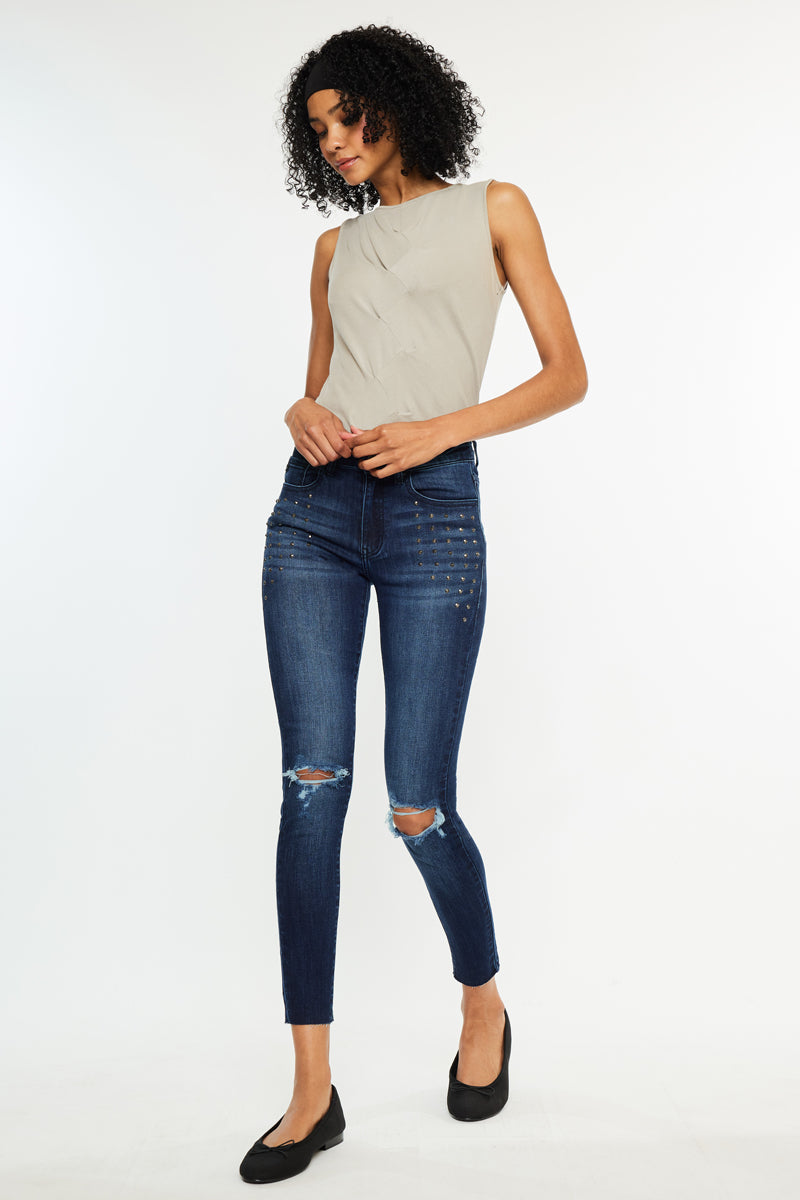 Kate Mid Rise Ankle Skinny - Official Kancan USA