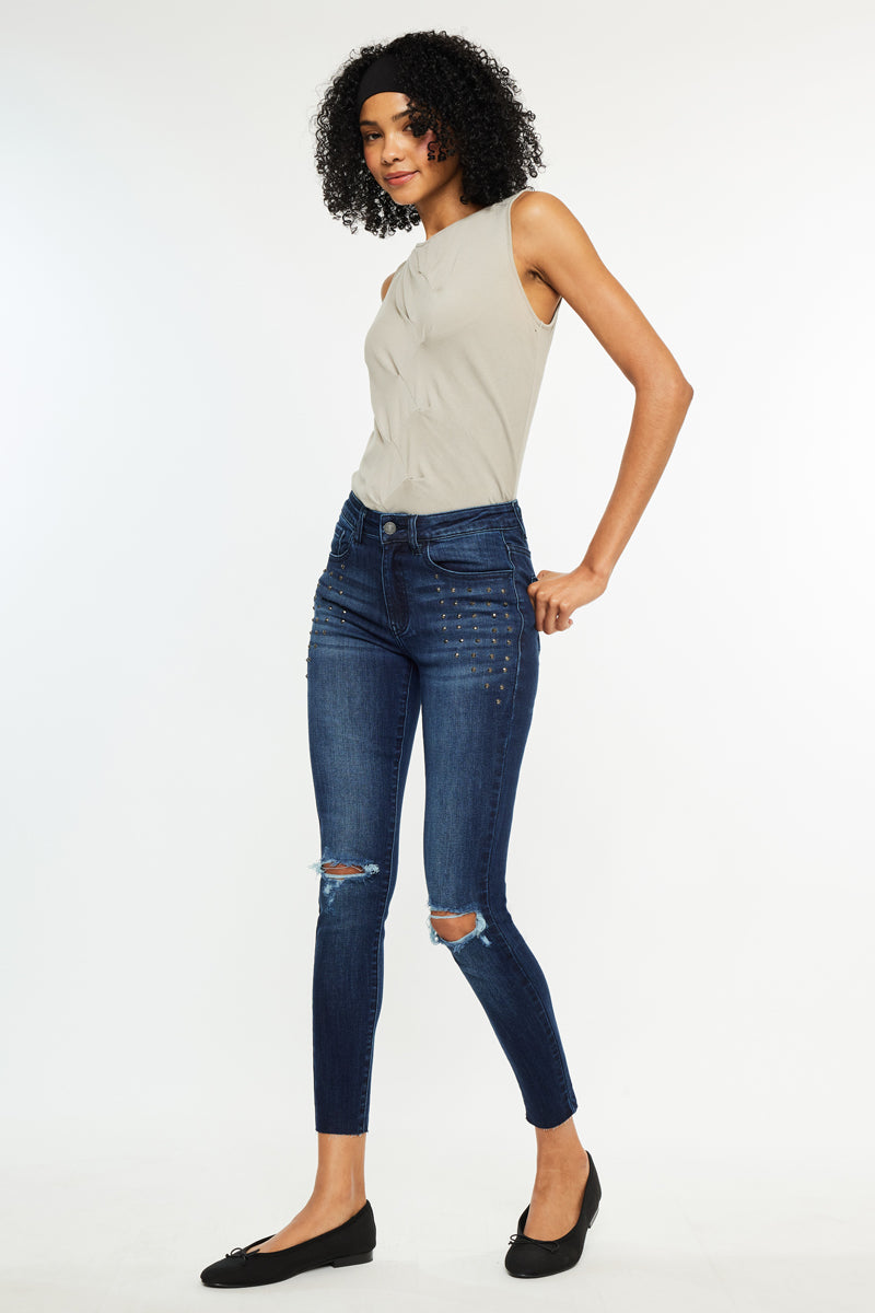 Kate Mid Rise Ankle Skinny - Official Kancan USA