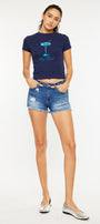 Daphne Mid Rise Shorts - Official Kancan USA