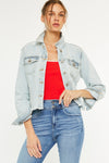 Bianca Distressed Denim Jacket - Official Kancan USA
