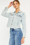 Bianca Distressed Denim Jacket - Official Kancan USA