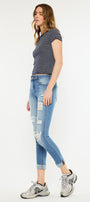Caroline Mid Rise Ankle Skinny Jeans - Official Kancan USA
