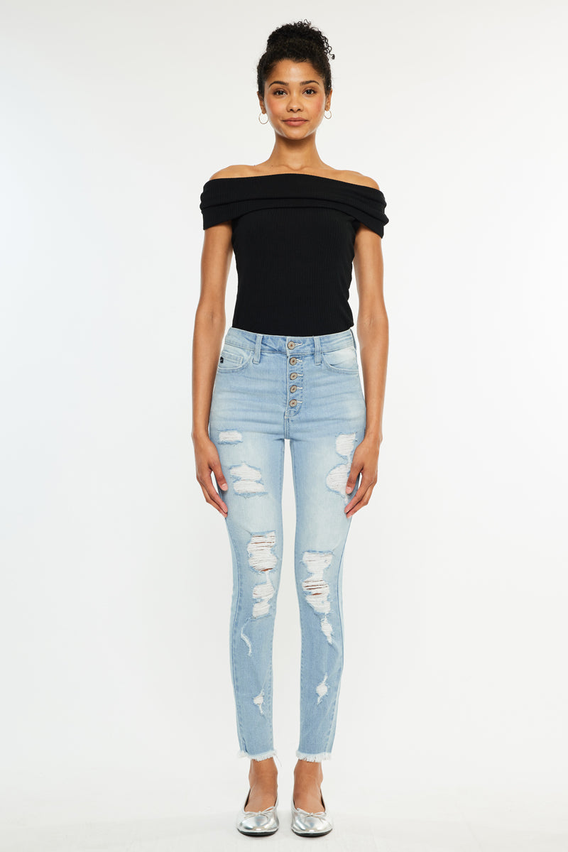 Lola High Rise Super Skinny Jeans - Official Kancan USA
