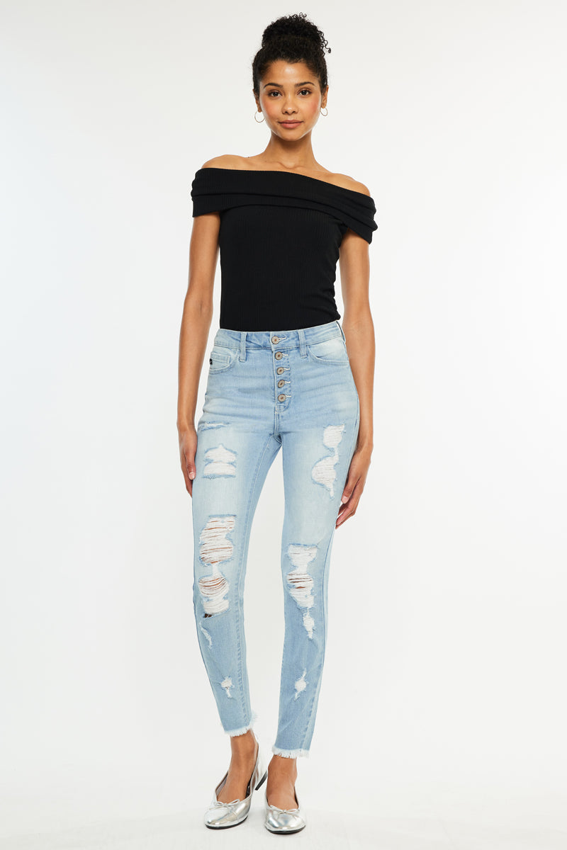 Lola High Rise Super Skinny Jeans - Official Kancan USA