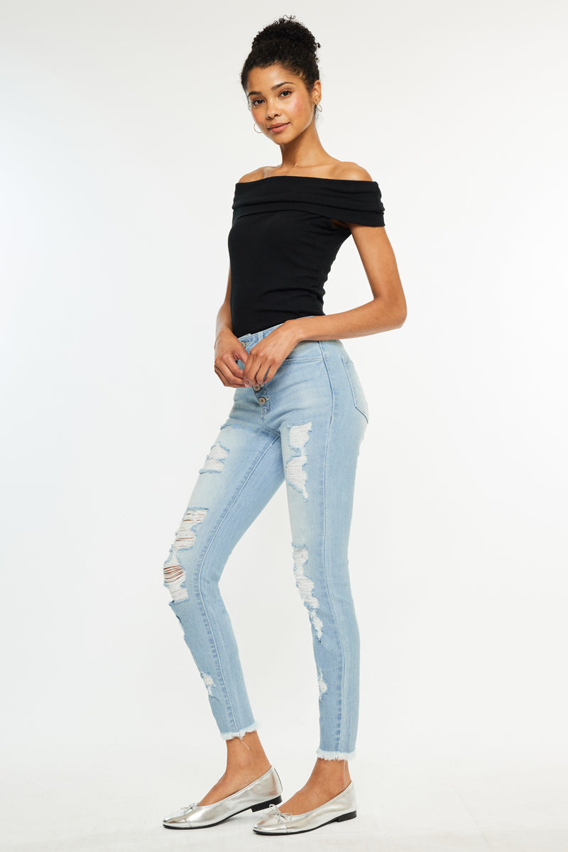 Lola High Rise Super Skinny Jeans - Official Kancan USA