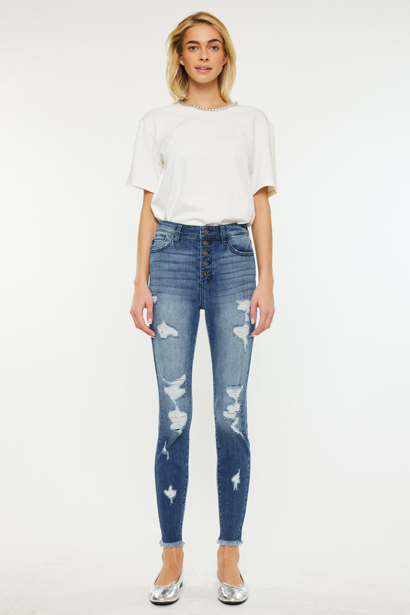 Lola High Rise Super Skinny Jeans - Official Kancan USA