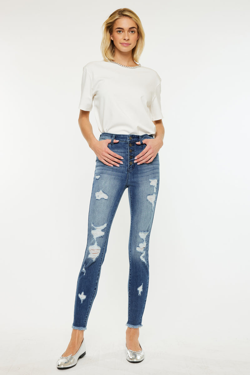 Lola High Rise Super Skinny Jeans - Official Kancan USA